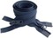 #10 Vislon Molded Separating Two-Way YKK Heavy Duty Jacket Zipper - Choose Your Length & Color - 1 Zipper Per Pack - Made in The United States (Navy - 560, 30" Inches)